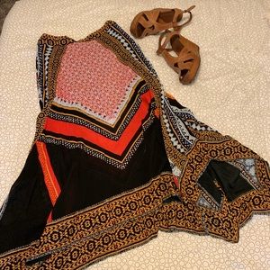 Free People Midi handkerchief skirt